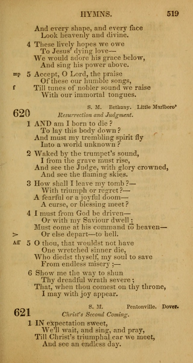 Manual of Christian Psalmody: a collection of psalms and hymns for public worship page 521