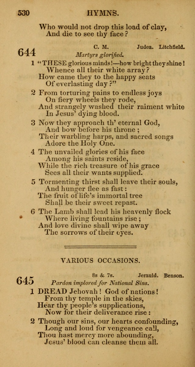 Manual of Christian Psalmody: a collection of psalms and hymns for public worship page 532