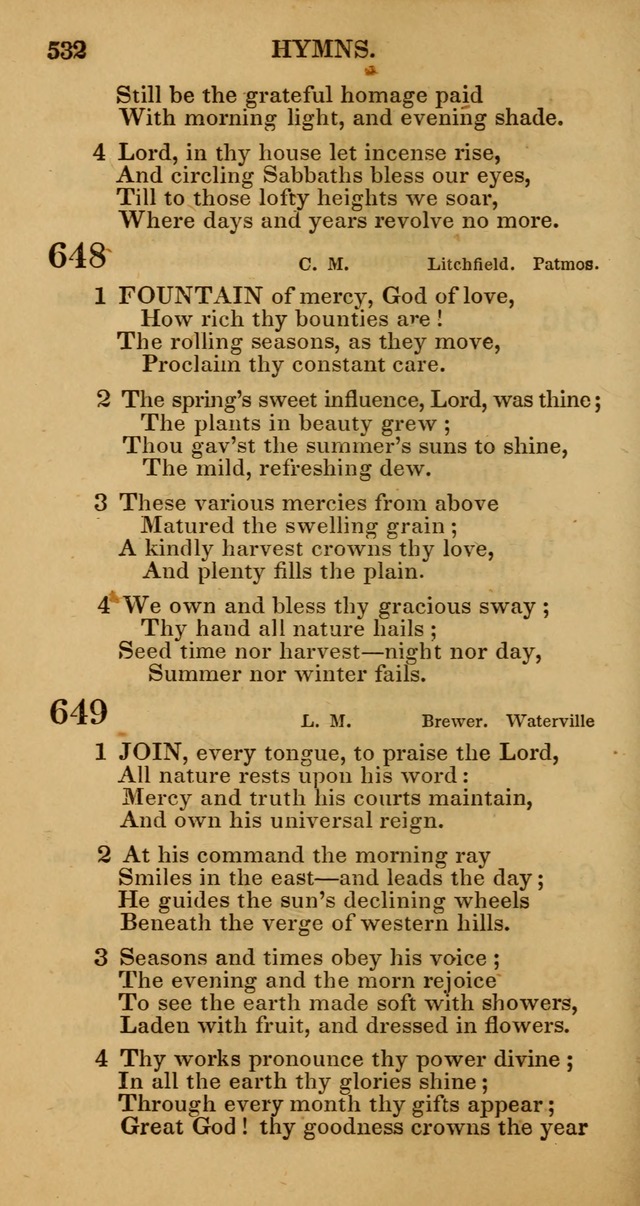 Manual of Christian Psalmody: a collection of psalms and hymns for public worship page 534