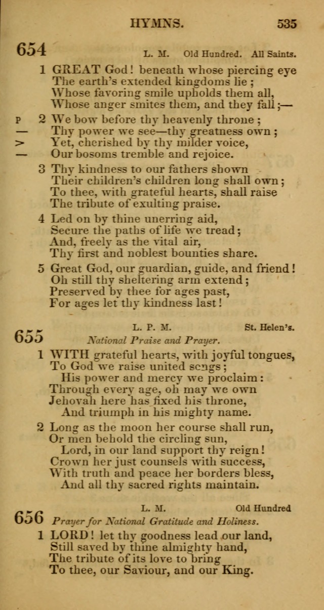 Manual of Christian Psalmody: a collection of psalms and hymns for public worship page 537