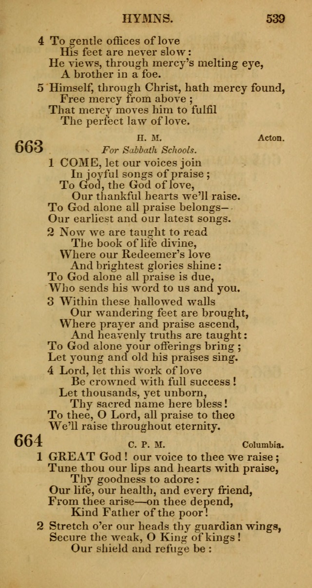 Manual of Christian Psalmody: a collection of psalms and hymns for public worship page 541