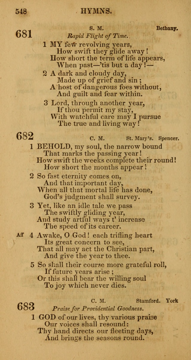 Manual of Christian Psalmody: a collection of psalms and hymns for public worship page 550