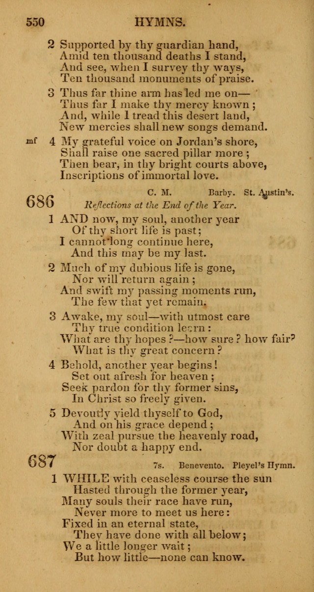 Manual of Christian Psalmody: a collection of psalms and hymns for public worship page 552