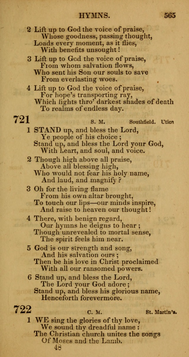 Manual of Christian Psalmody: a collection of psalms and hymns for public worship page 567