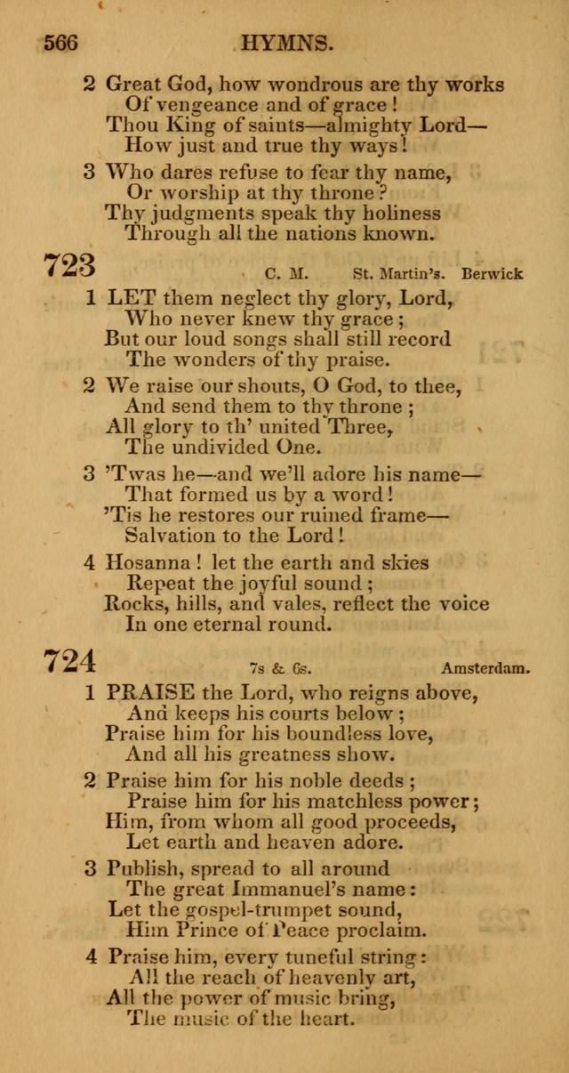 Manual of Christian Psalmody: a collection of psalms and hymns for public worship page 568