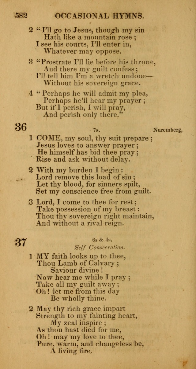 Manual of Christian Psalmody: a collection of psalms and hymns for public worship page 584