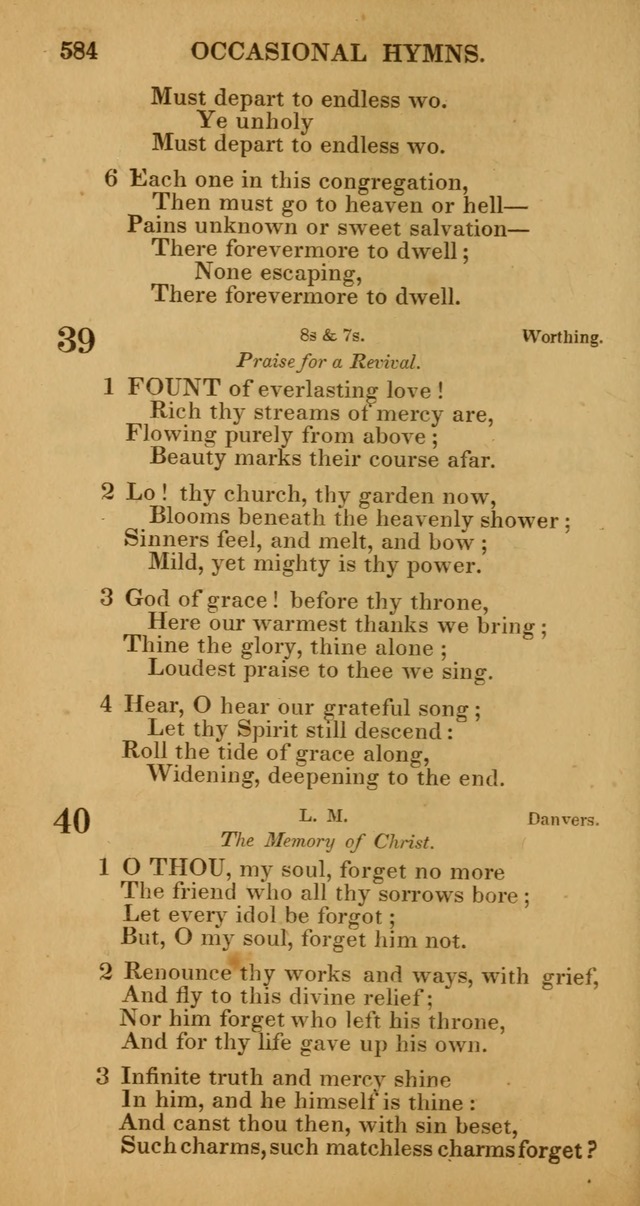 Manual of Christian Psalmody: a collection of psalms and hymns for public worship page 586