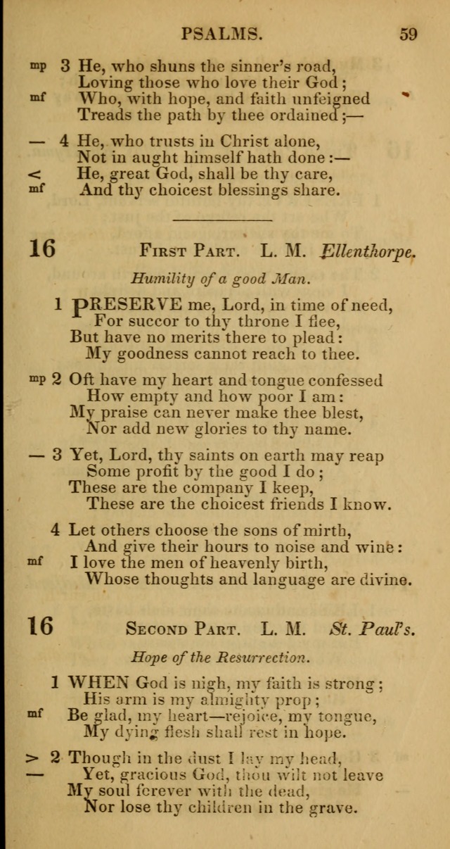 Manual of Christian Psalmody: a collection of psalms and hymns for public worship page 61