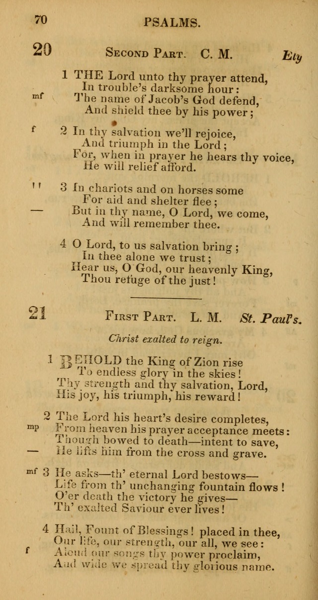 Manual of Christian Psalmody: a collection of psalms and hymns for public worship page 72