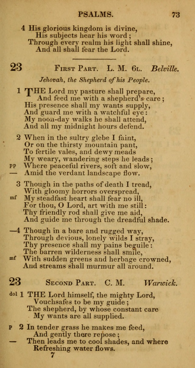 Manual of Christian Psalmody: a collection of psalms and hymns for public worship page 75