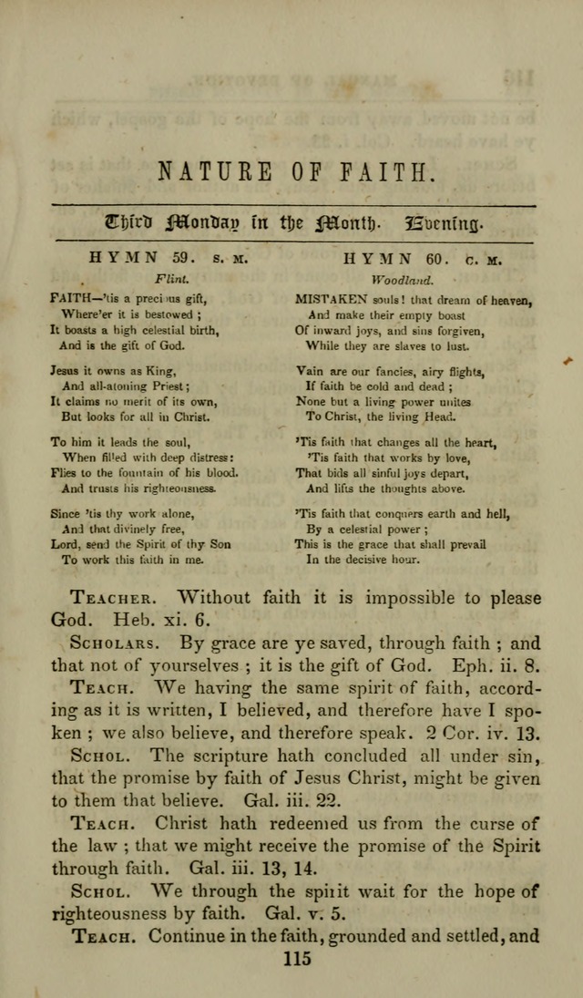 Manual of Devotion: or religious exercises for the morning and evening of each day of the month, for the use of schools and private families page 117