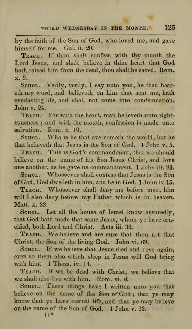 Manual of Devotion: or religious exercises for the morning and evening of each day of the month, for the use of schools and private families page 127