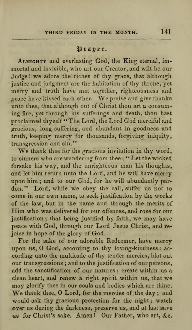 Manual of Devotion: or religious exercises for the morning and evening of each day of the month, for the use of schools and private families page 143