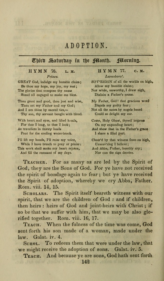 Manual of Devotion: or religious exercises for the morning and evening of each day of the month, for the use of schools and private families page 144