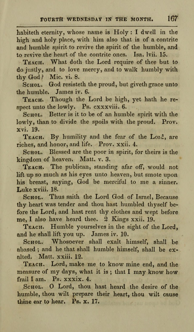 Manual of Devotion: or religious exercises for the morning and evening of each day of the month, for the use of schools and private families page 169