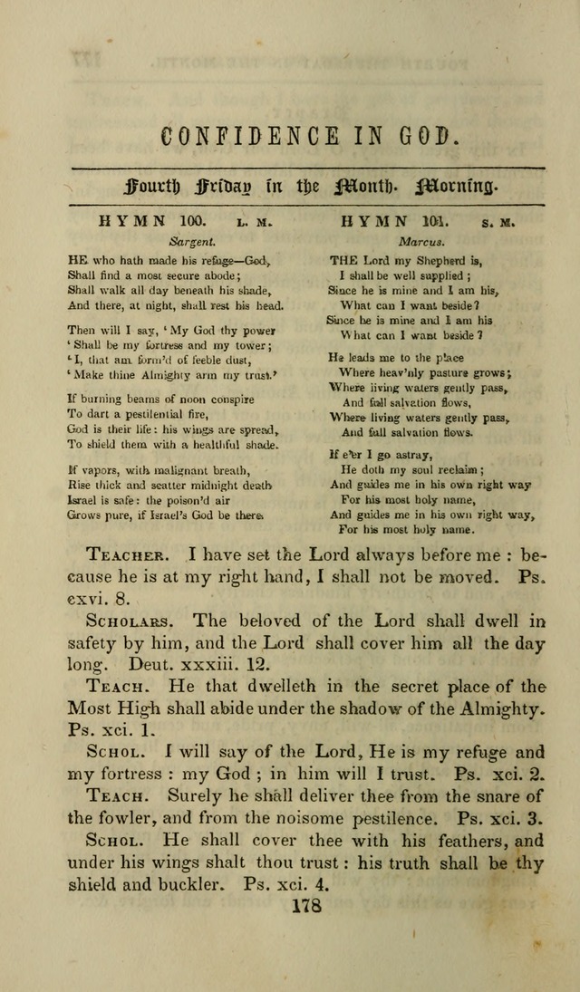 Manual of Devotion: or religious exercises for the morning and evening of each day of the month, for the use of schools and private families page 180