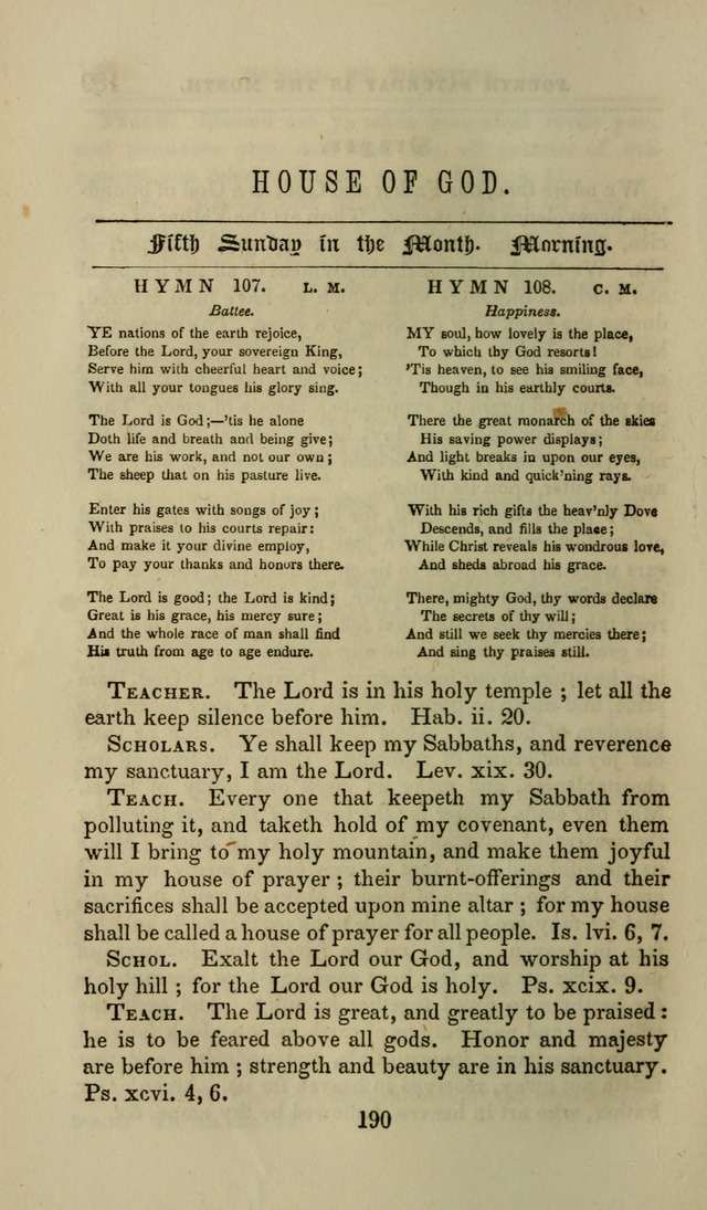 Manual of Devotion: or religious exercises for the morning and evening of each day of the month, for the use of schools and private families page 192