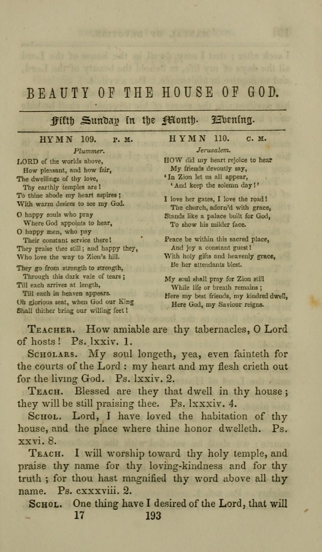 Manual of Devotion: or religious exercises for the morning and evening of each day of the month, for the use of schools and private families page 195