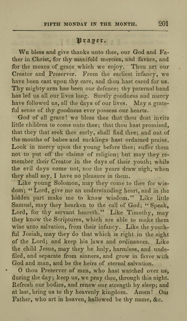 Manual of Devotion: or religious exercises for the morning and evening of each day of the month, for the use of schools and private families page 203