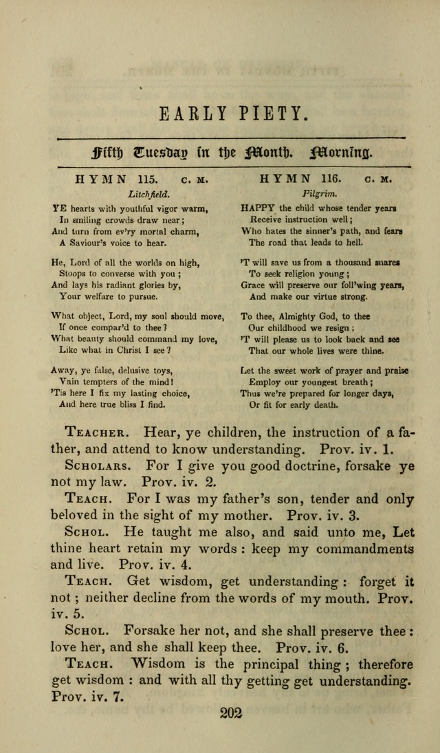 Manual of Devotion: or religious exercises for the morning and evening of each day of the month, for the use of schools and private families page 204