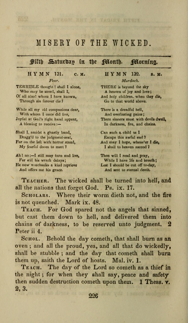 Manual of Devotion: or religious exercises for the morning and evening of each day of the month, for the use of schools and private families page 228