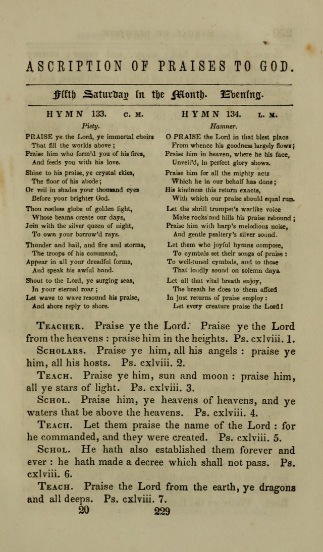 Manual of Devotion: or religious exercises for the morning and evening of each day of the month, for the use of schools and private families page 231