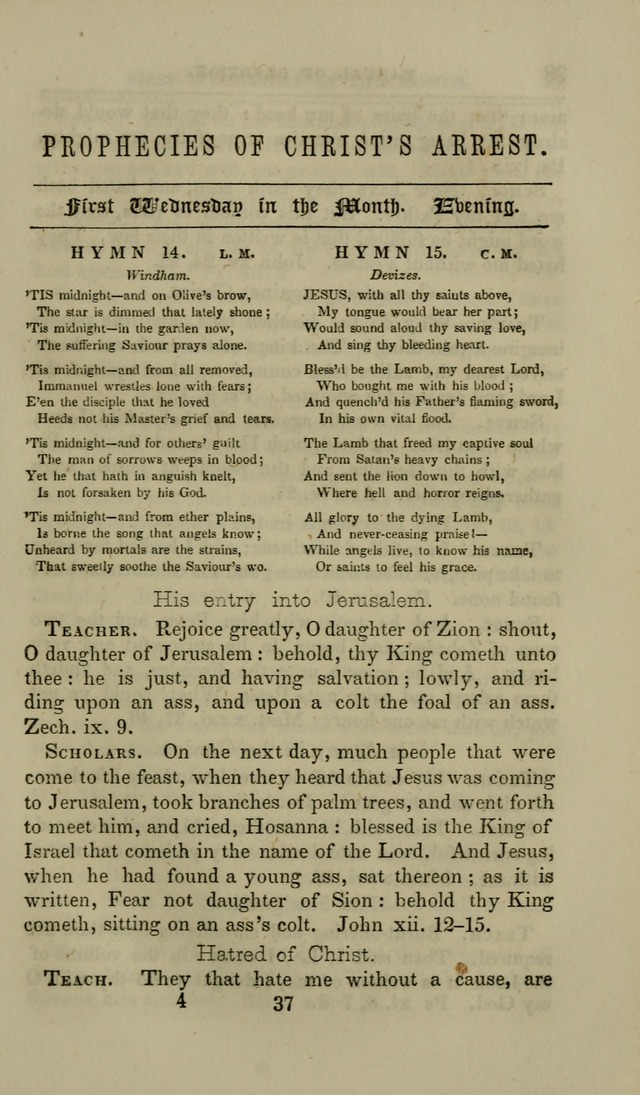 Manual of Devotion: or religious exercises for the morning and evening of each day of the month, for the use of schools and private families page 37