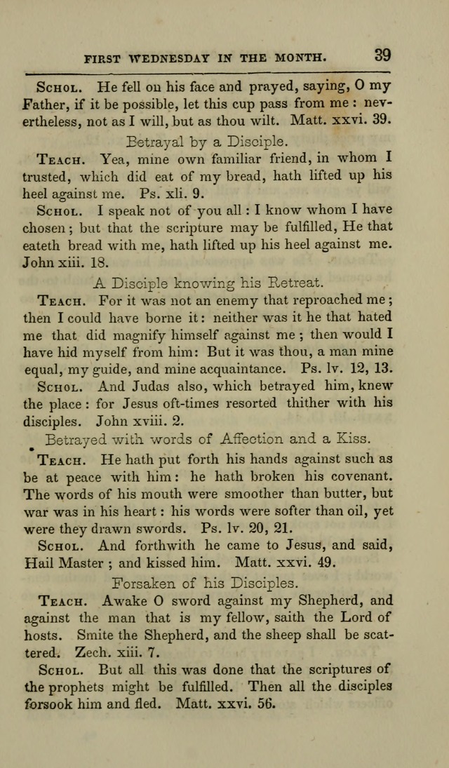 Manual of Devotion: or religious exercises for the morning and evening of each day of the month, for the use of schools and private families page 39