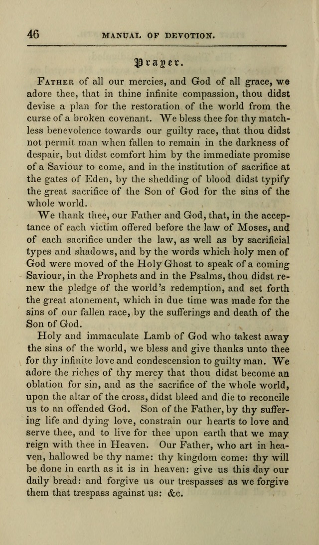 Manual of Devotion: or religious exercises for the morning and evening of each day of the month, for the use of schools and private families page 46