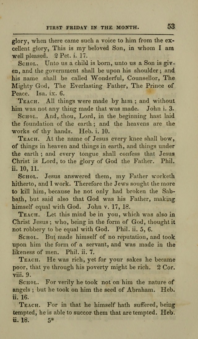 Manual of Devotion: or religious exercises for the morning and evening of each day of the month, for the use of schools and private families page 53