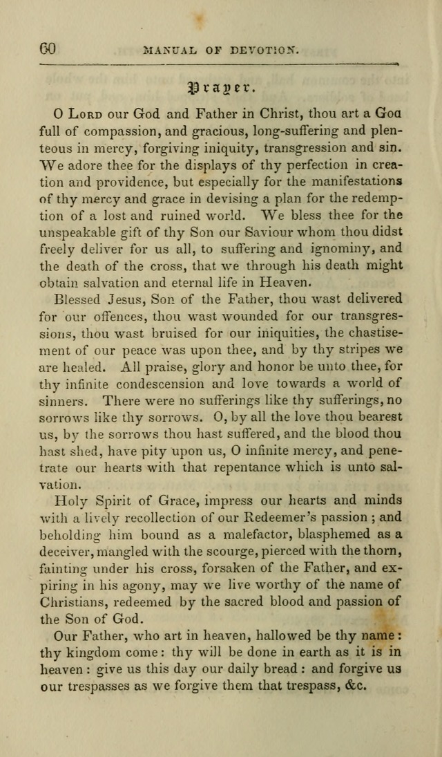 Manual of Devotion: or religious exercises for the morning and evening of each day of the month, for the use of schools and private families page 60