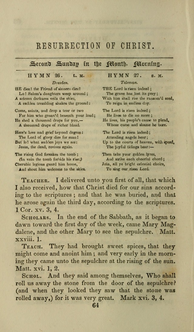 Manual of Devotion: or religious exercises for the morning and evening of each day of the month, for the use of schools and private families page 64