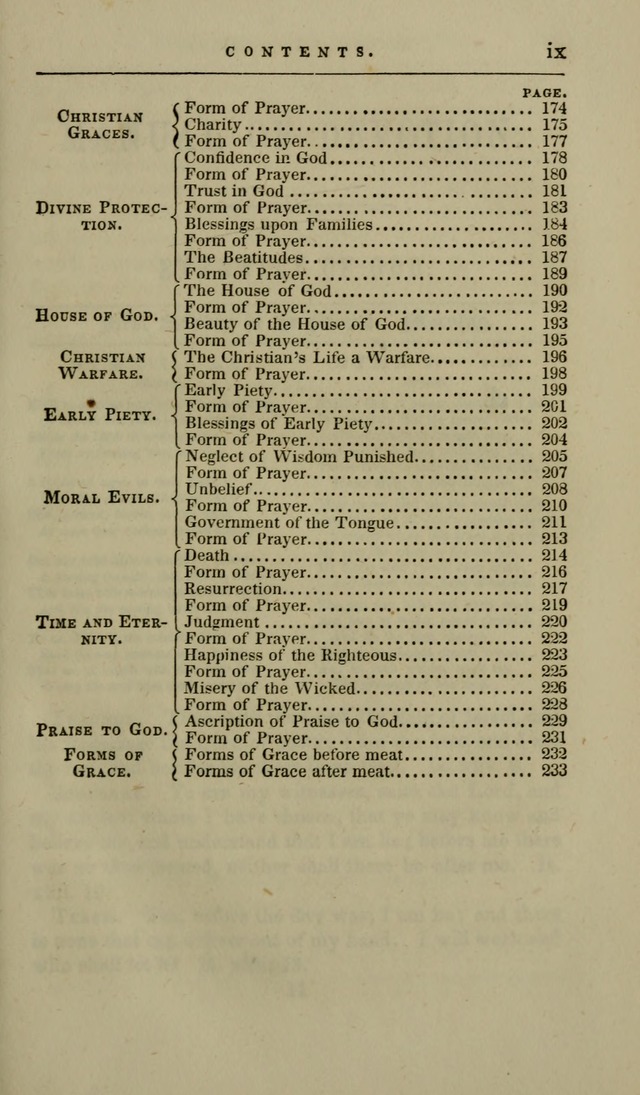 Manual of Devotion: or religious exercises for the morning and evening of each day of the month, for the use of schools and private families page 9