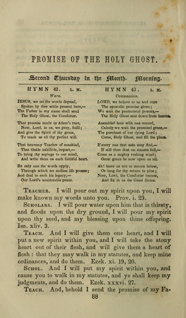 Manual of Devotion: or religious exercises for the morning and evening of each day of the month, for the use of schools and private families page 90