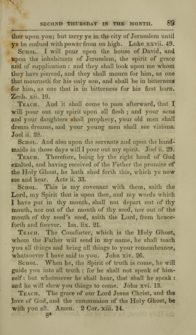 Manual of Devotion: or religious exercises for the morning and evening of each day of the month, for the use of schools and private families page 91