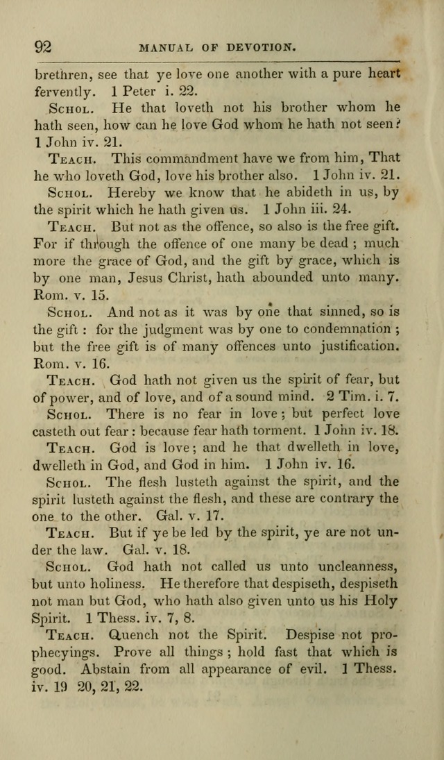 Manual of Devotion: or religious exercises for the morning and evening of each day of the month, for the use of schools and private families page 94