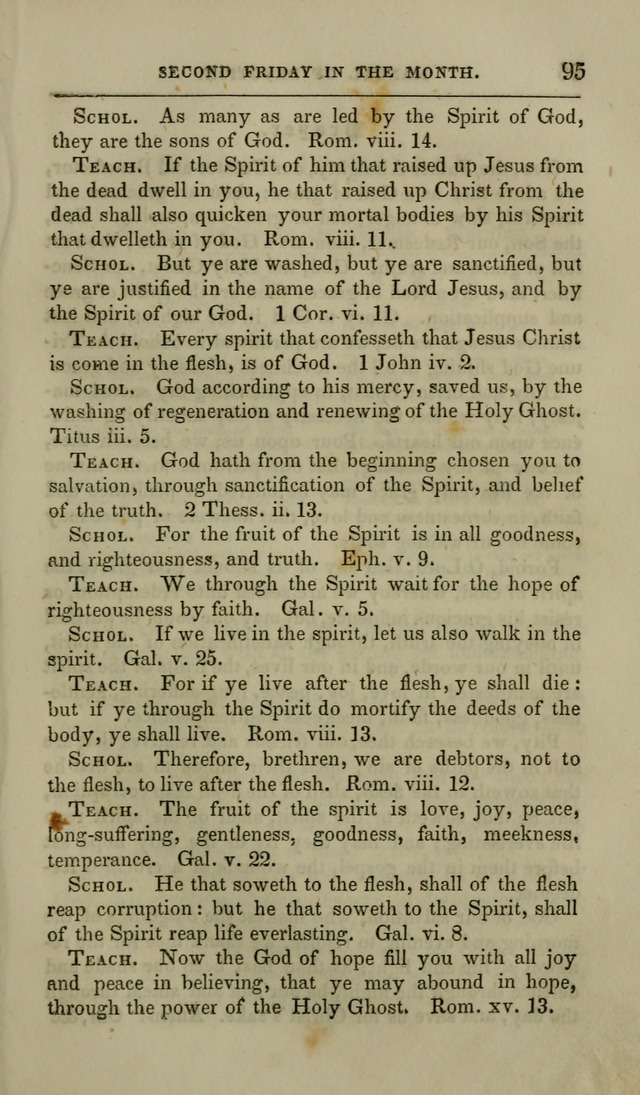 Manual of Devotion: or religious exercises for the morning and evening of each day of the month, for the use of schools and private families page 97