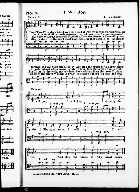 Melodies of Salvation: a collection of psalms, hymns and spiritual songs page 6