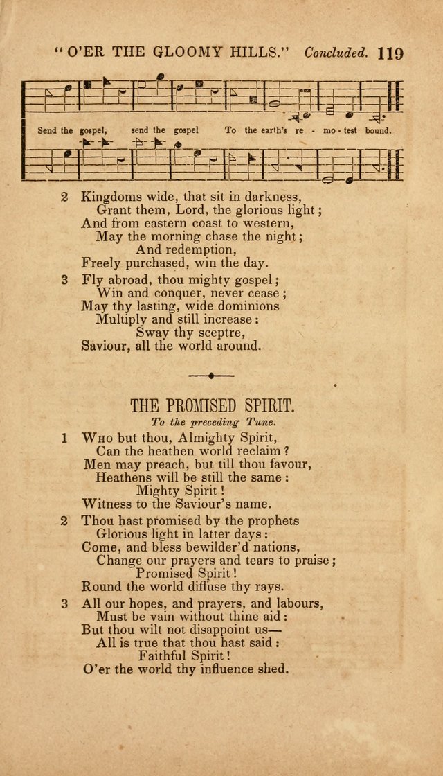 The Minstrel of Zion: a book of religious songs, accompanied with appropriate music, chiefly original page 119