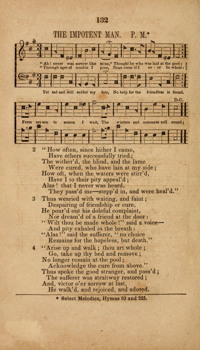 The Minstrel of Zion: a book of religious songs, accompanied with appropriate music, chiefly original page 132