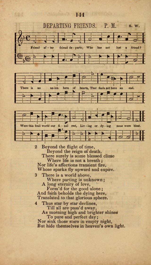 The Minstrel of Zion: a book of religious songs, accompanied with appropriate music, chiefly original page 144