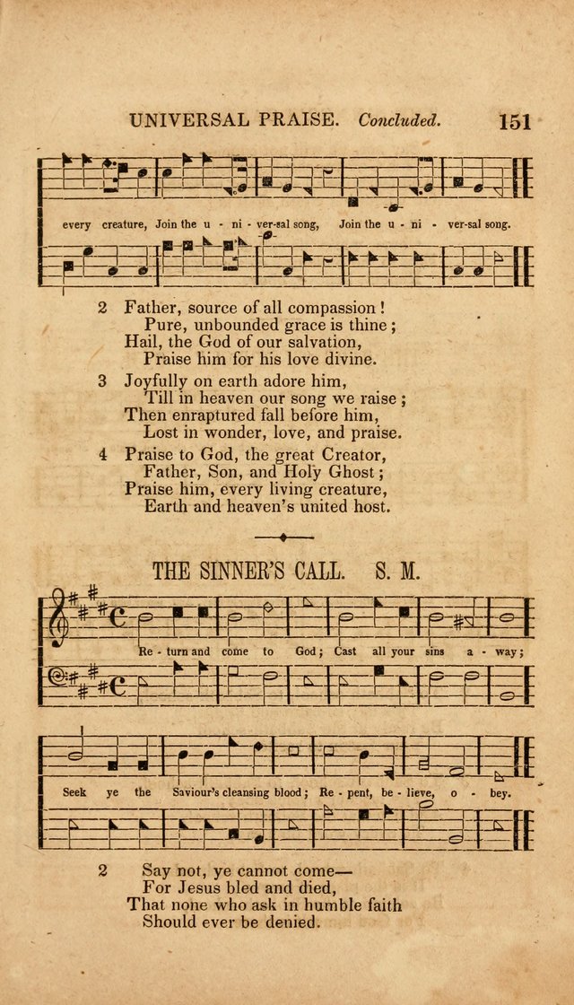 The Minstrel of Zion: a book of religious songs, accompanied with appropriate music, chiefly original page 151