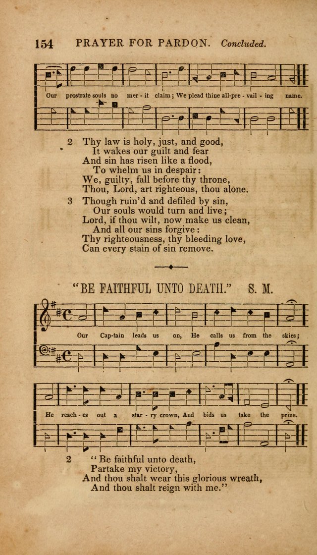 The Minstrel of Zion: a book of religious songs, accompanied with appropriate music, chiefly original page 154