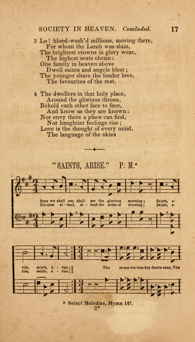 The Minstrel of Zion: a book of religious songs, accompanied with appropriate music, chiefly original page 17