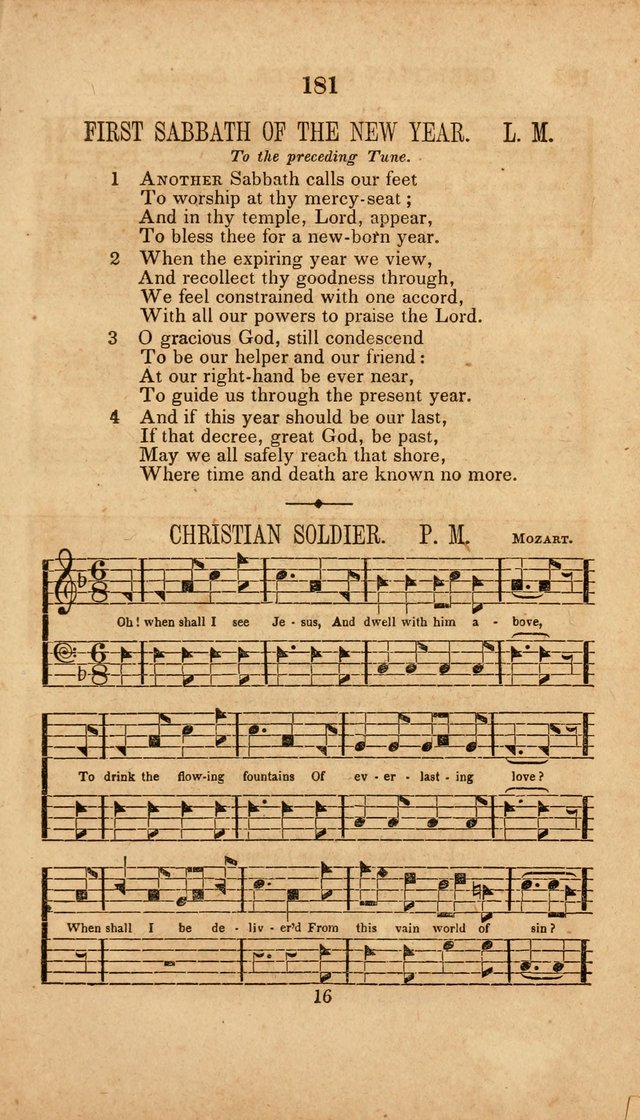 The Minstrel of Zion: a book of religious songs, accompanied with appropriate music, chiefly original page 181