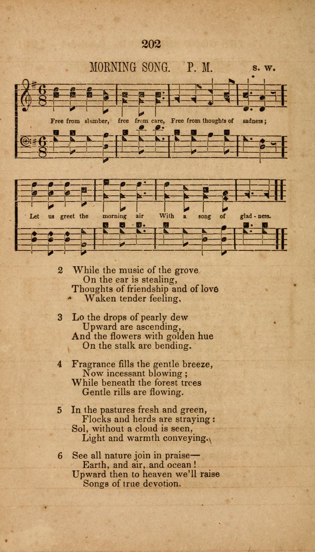 The Minstrel of Zion: a book of religious songs, accompanied with appropriate music, chiefly original page 202