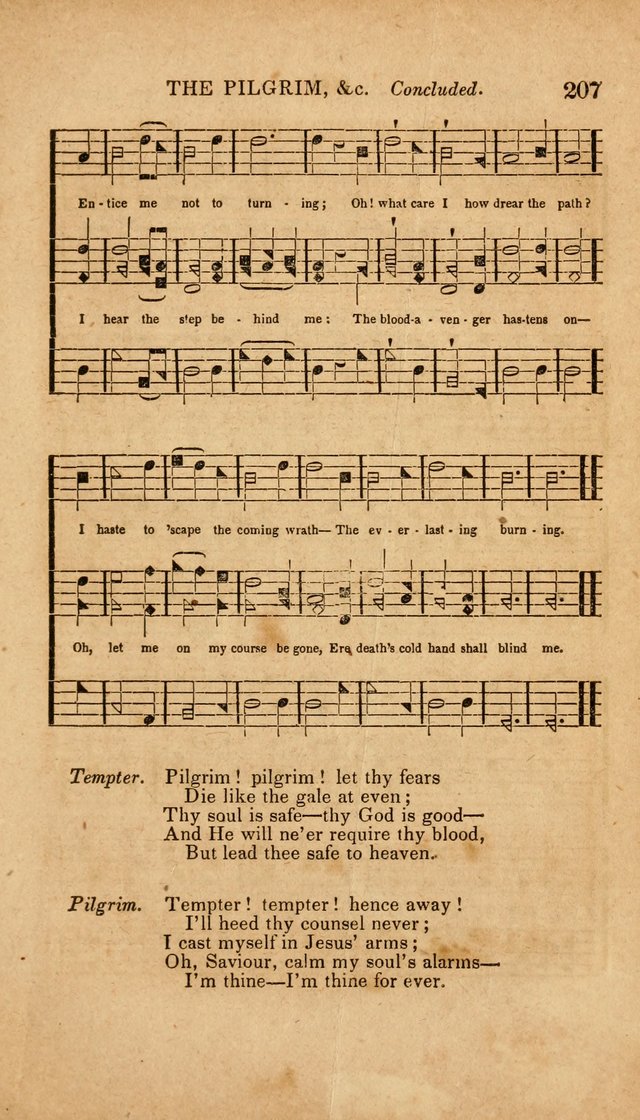 The Minstrel of Zion: a book of religious songs, accompanied with appropriate music, chiefly original page 207