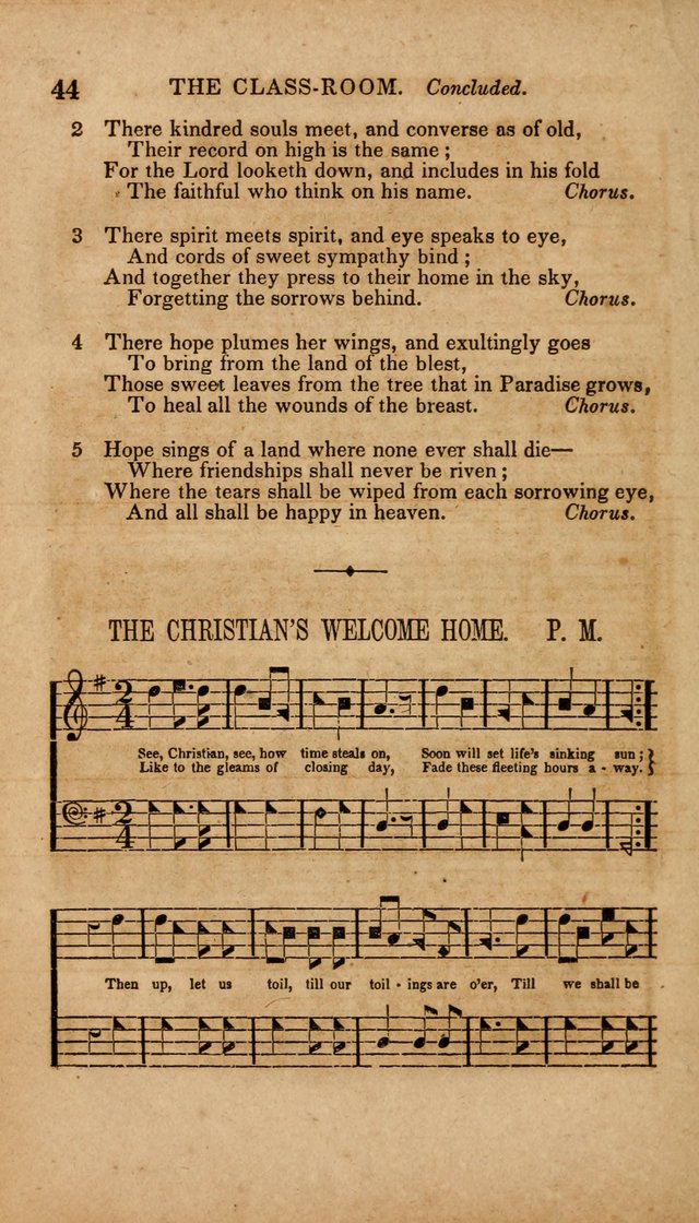 The Minstrel of Zion: a book of religious songs, accompanied with appropriate music, chiefly original page 44