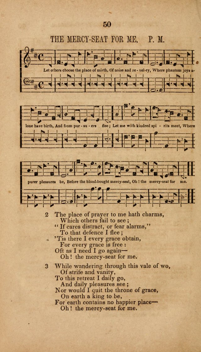 The Minstrel of Zion: a book of religious songs, accompanied with appropriate music, chiefly original page 50