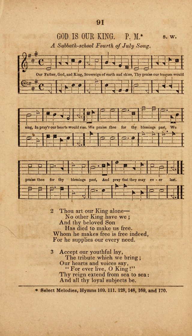 The Minstrel of Zion: a book of religious songs, accompanied with appropriate music, chiefly original page 91